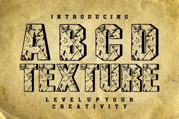 Abcd Texture: A Gritty Display Font for Editorial Impact