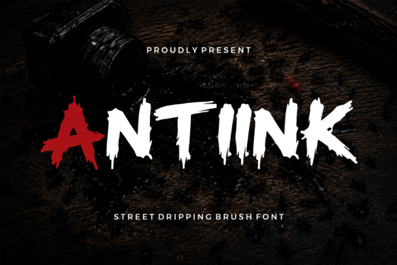 Antiink: A Bold Display Font for Authentic Branding
