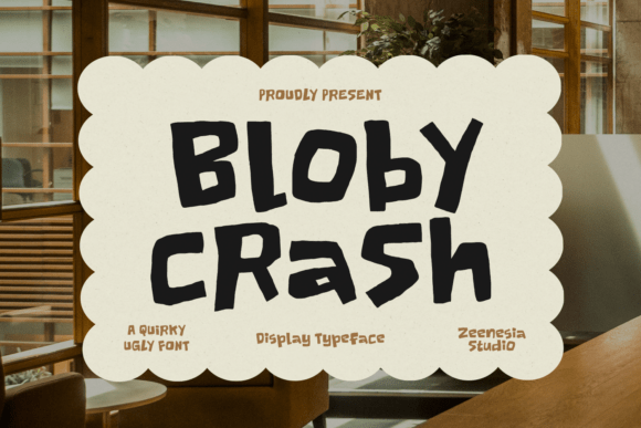 Bloby Crush: A Display Font That Owns Its Imperfections