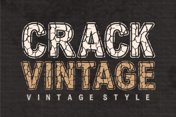 Crack Vintage: A Rugged Display Font for Editorial Impact