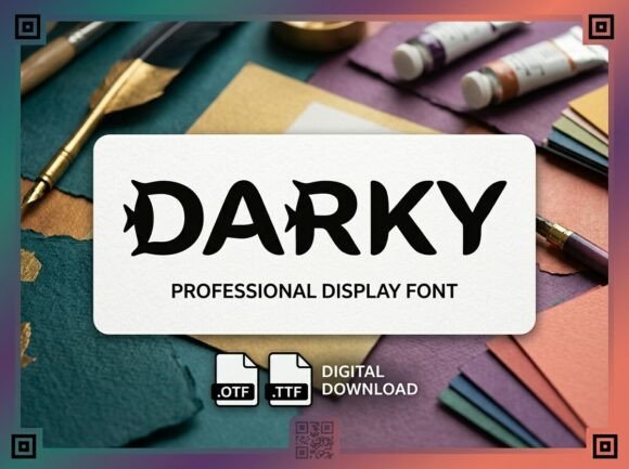 Darky: A Display Font That Builds Brand Trust