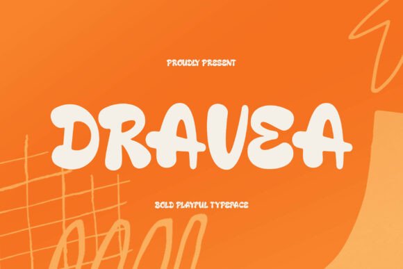 Dravea: A Playful Display Font That Feels Like Sunshine on the Page