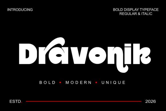 Dravonix: A Premium Display Font That Elevates Your Brand