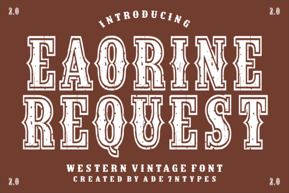 Eaorine Request: A Display Typeface That Anchors Your Campaign Message