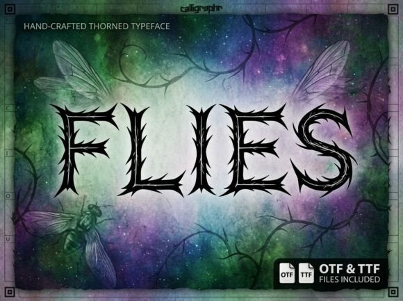 Flies: A Bold Display Typeface for Scroll-Stopping Marketing