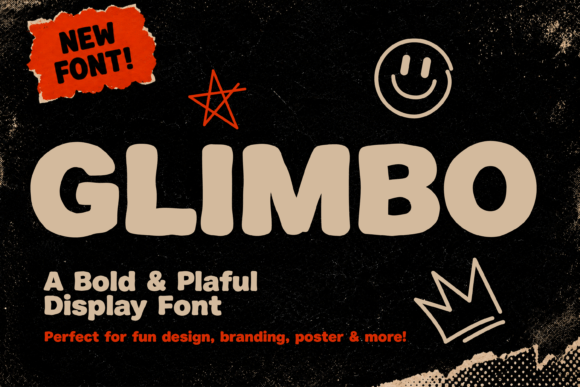 Glimbo: A Playful Display Font That Pops on Digital Screens