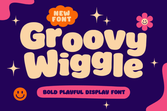 Groovy Wiggle: A Playful Display Font for Editorial Joy