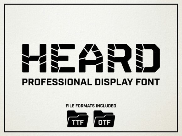 Heard: A Display Font That Speaks with Quiet Confidence