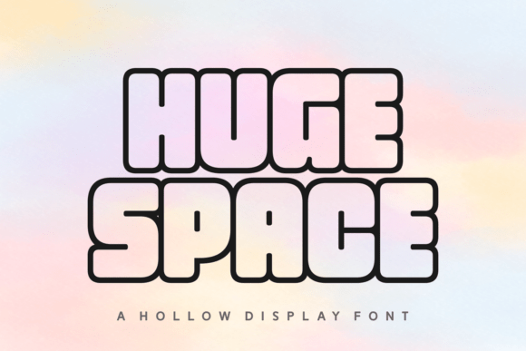 Huge Space: A Display Font That Commands Attention