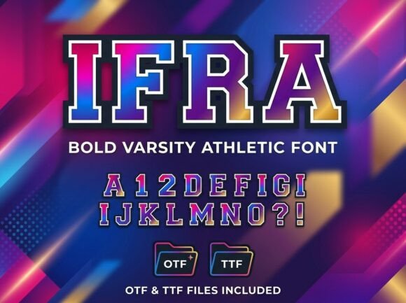 Ifra: A Bold Display Font That Elevates Real Small Business Branding
