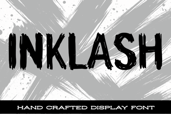 Inklash: A Bold, Ink-Soaked Display Font