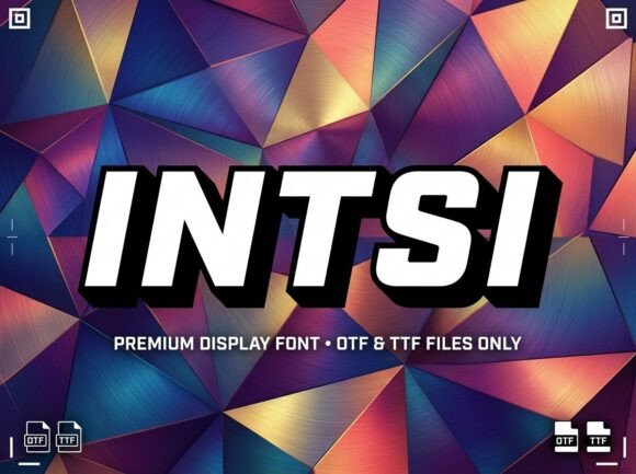 Intsi: A Display Typeface Built for Digital Impact