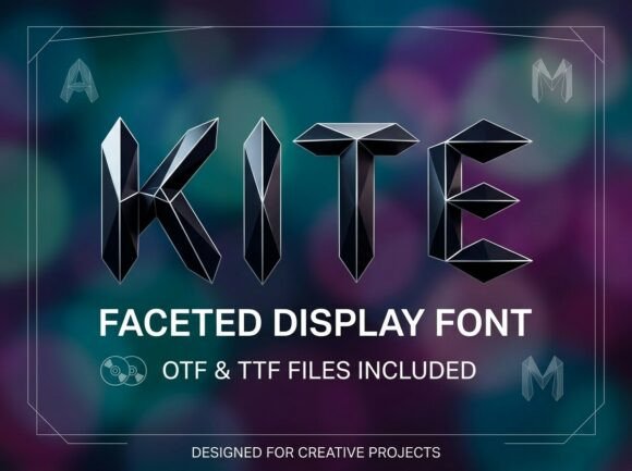 Kite: A Futuristic Display Font for Scroll-Stopping Campaigns