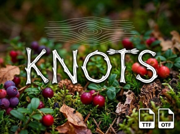 Knots: A Bold Display Font That Commands Attention