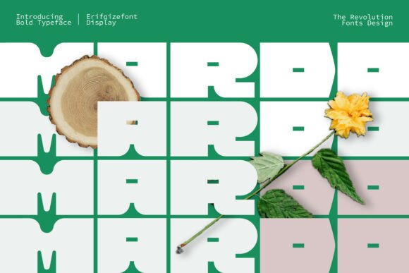 Mardo: A Bold Display Typeface That Commands Attention