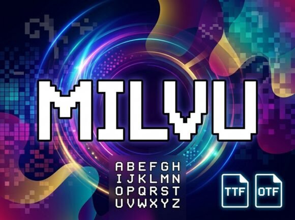 Milvu: A Bold Display Font for Scroll-Stopping Marketing