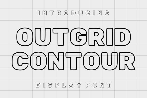 Outgrid Contour: A Display Font That Anchors Editorial Mood