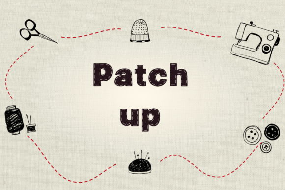 Patch Up: A Bold Display Font for Craft-Inspired Digital Identity
