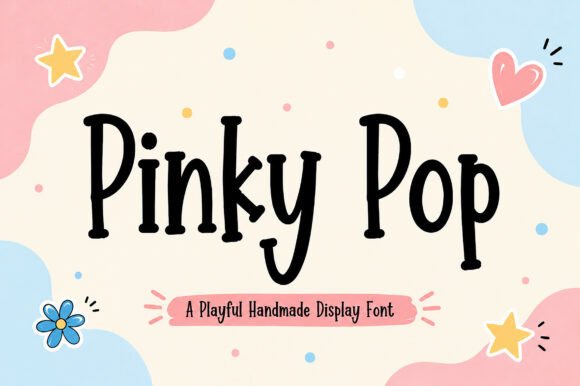 Pinky Pop: A Playful Display Font with Editorial Heart