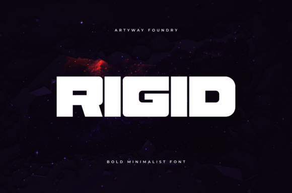 Rigid: A Bold Display Font for Digital Impact