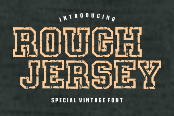 Rough Jersey: A Display Font That Screams Campaign Energy