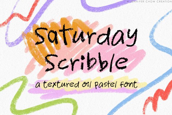 Saturday Scribble: A Hand-Drawn Display Font That Feels Like Real Art