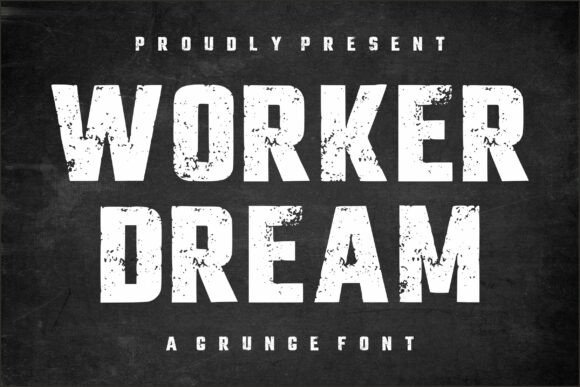 Worker Dream: A Bold Display Font That Builds Brand Character